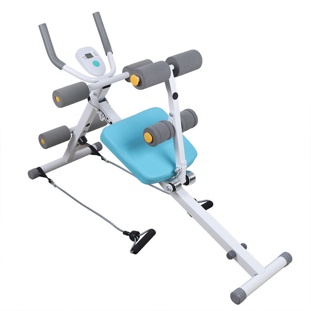 Exercise Ab Abdominal Cruncher Trainer Machine Body Shaper Gym Fitness Equipment