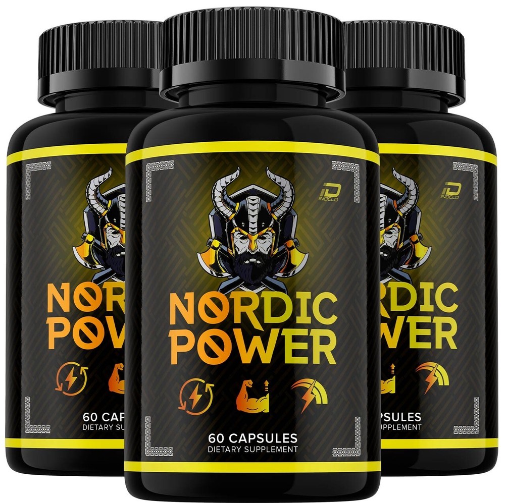 (3 Pack) Nordic Power for Men Capsules – NordicPower Overall Health and Energy
