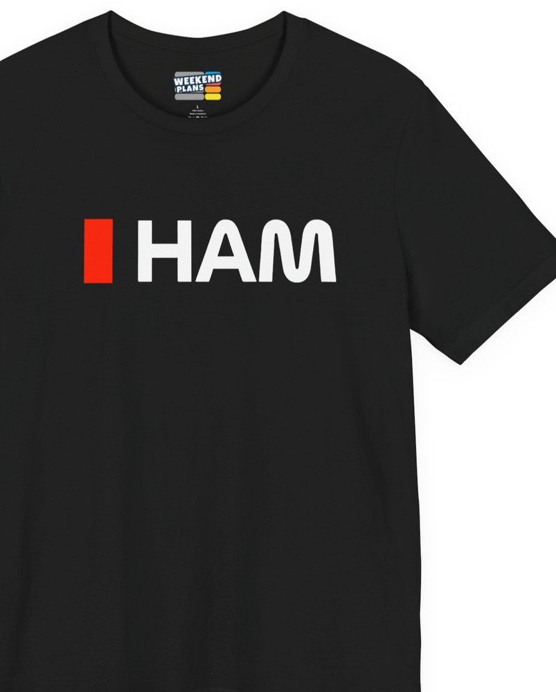 F1 Shirt - Lewis Hamilton Scuderia Ferrari Grid Name: HAM - Formula 1 One Tshirt