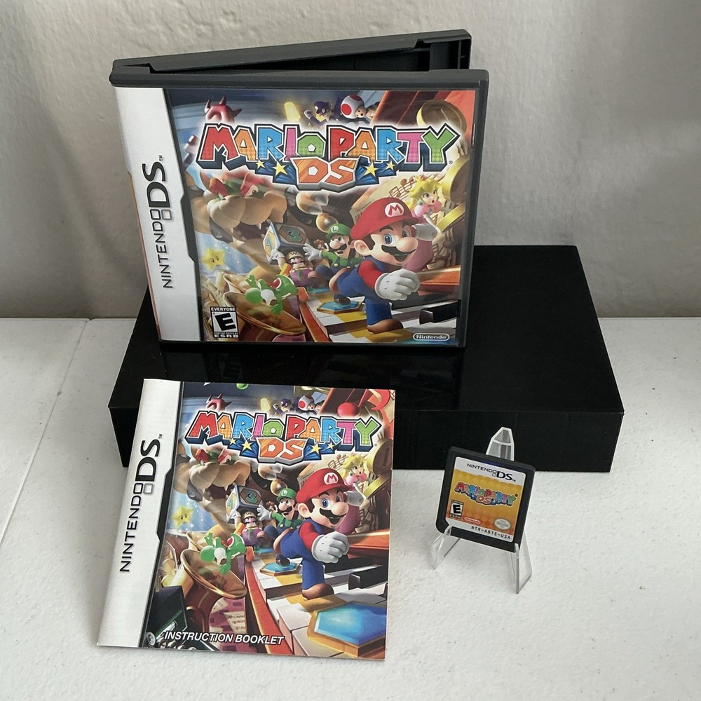Mario Party DS (Nintendo DS, 2007) CIB Complete W/ Manual Authentic Tested!
