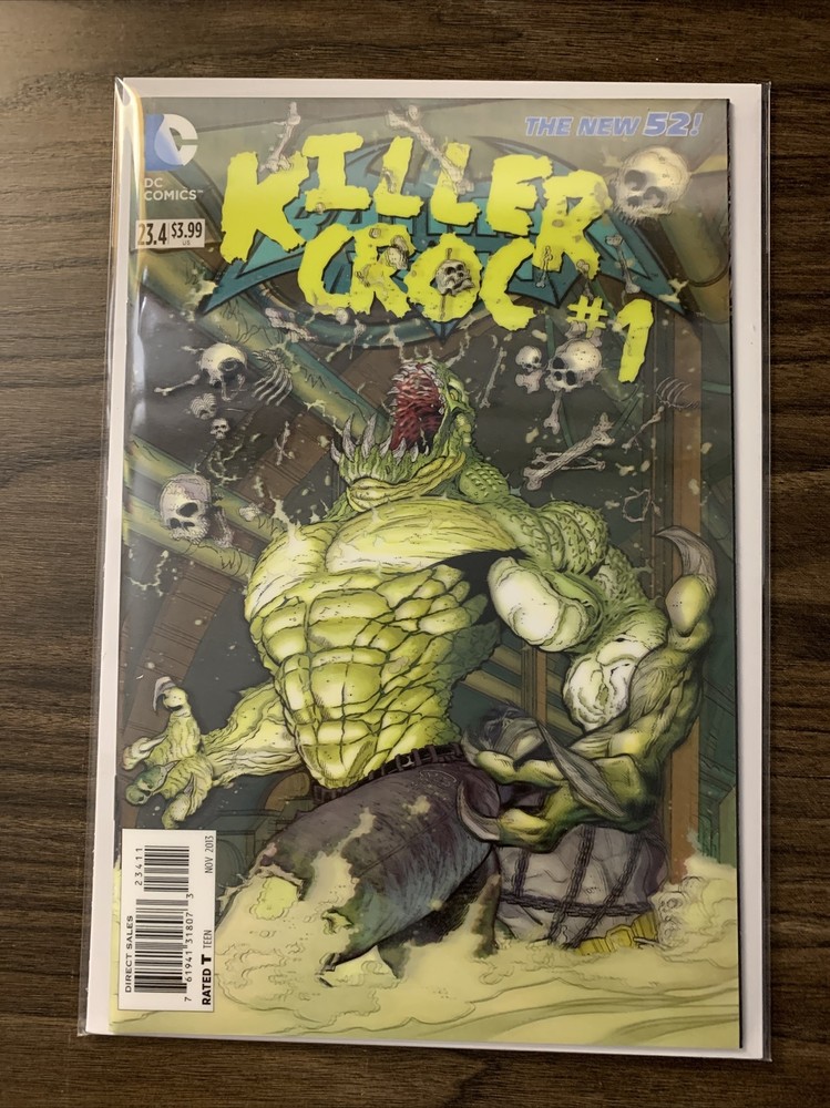 Batman and Robin 23.4 Killer Croc 3D cover NM or better