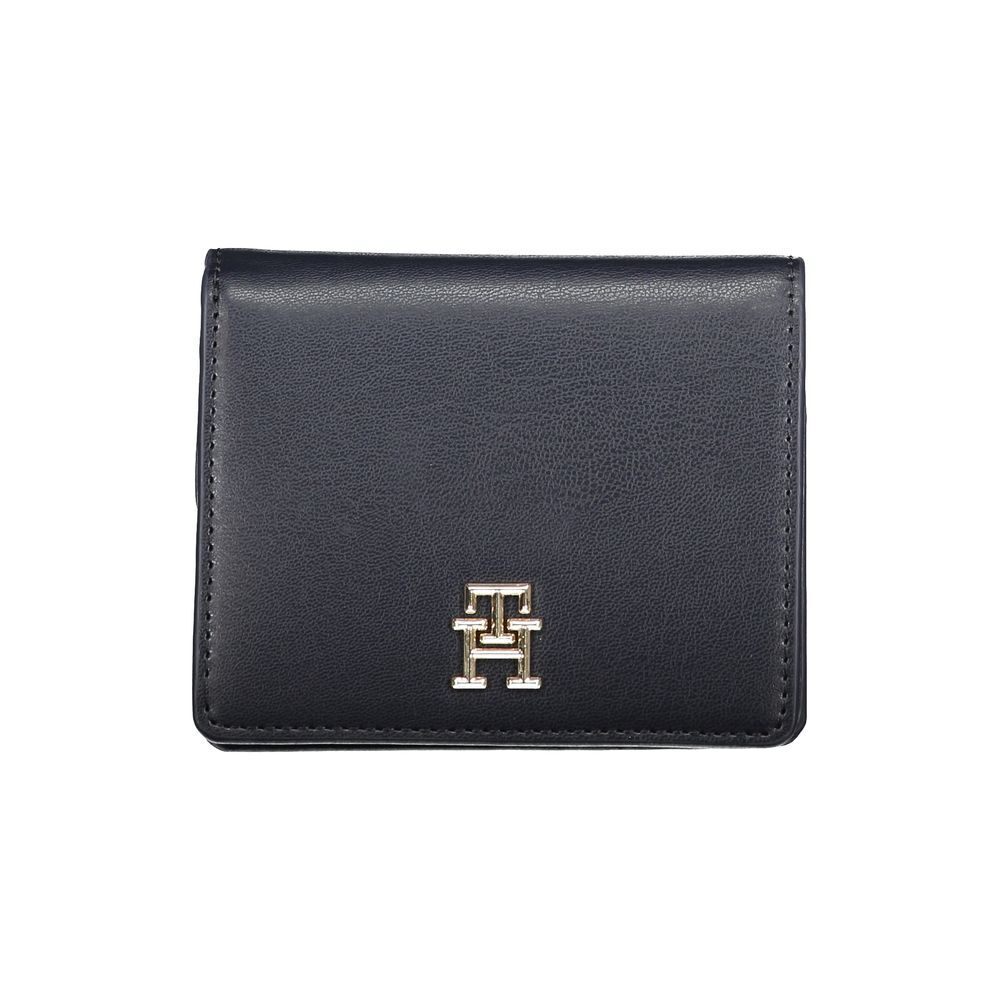 Tommy Hilfiger Blue Polyester Slim Wallet for Men