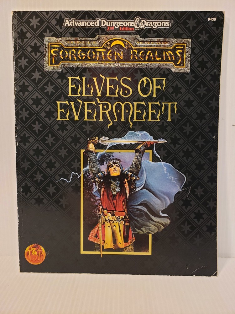 Elves of Evermeet Forgotten Realms Advanced Dungeons & Dragons 2E AD&D TSR 9430
