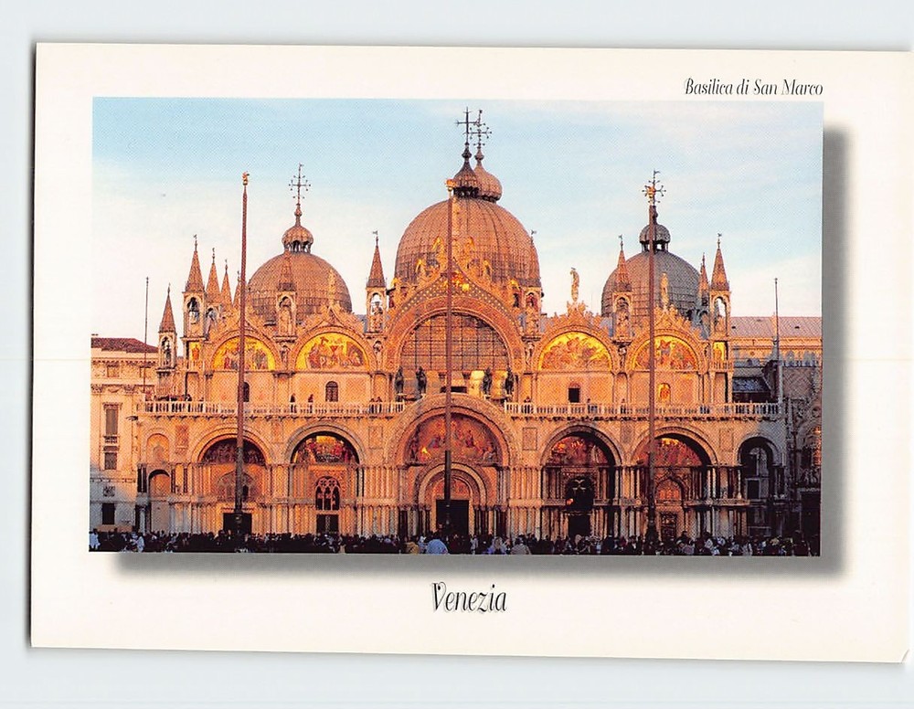 Postcard Basilica di San Marco Venice Italy
