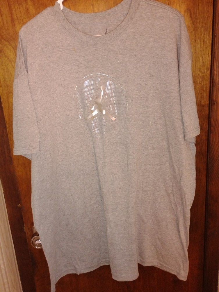 Michael Jordan Mens Gray T Shirt Size 2XL