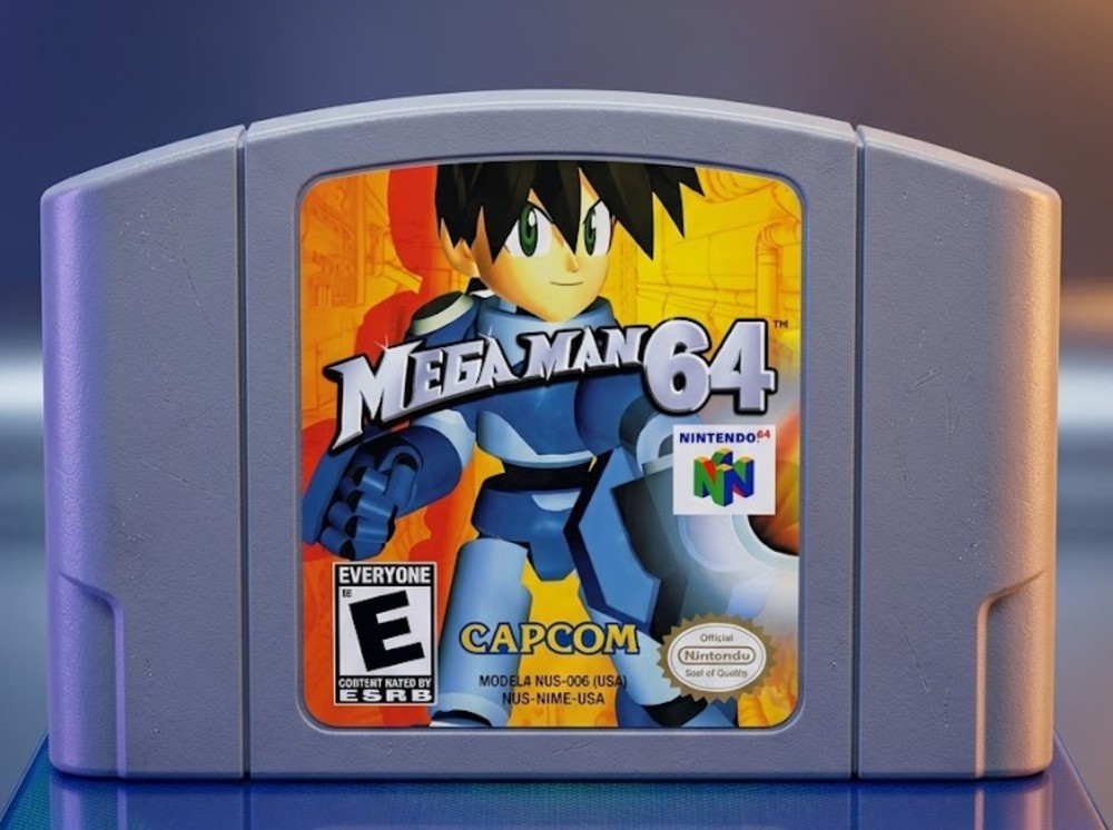 Mega Man 64 N64 Cartridge – Classic Nintendo 64 Retro Action Adventure Game