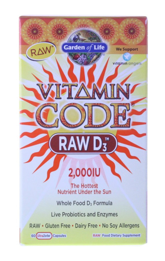 Garden of Life Vitamin Code, RAW D3