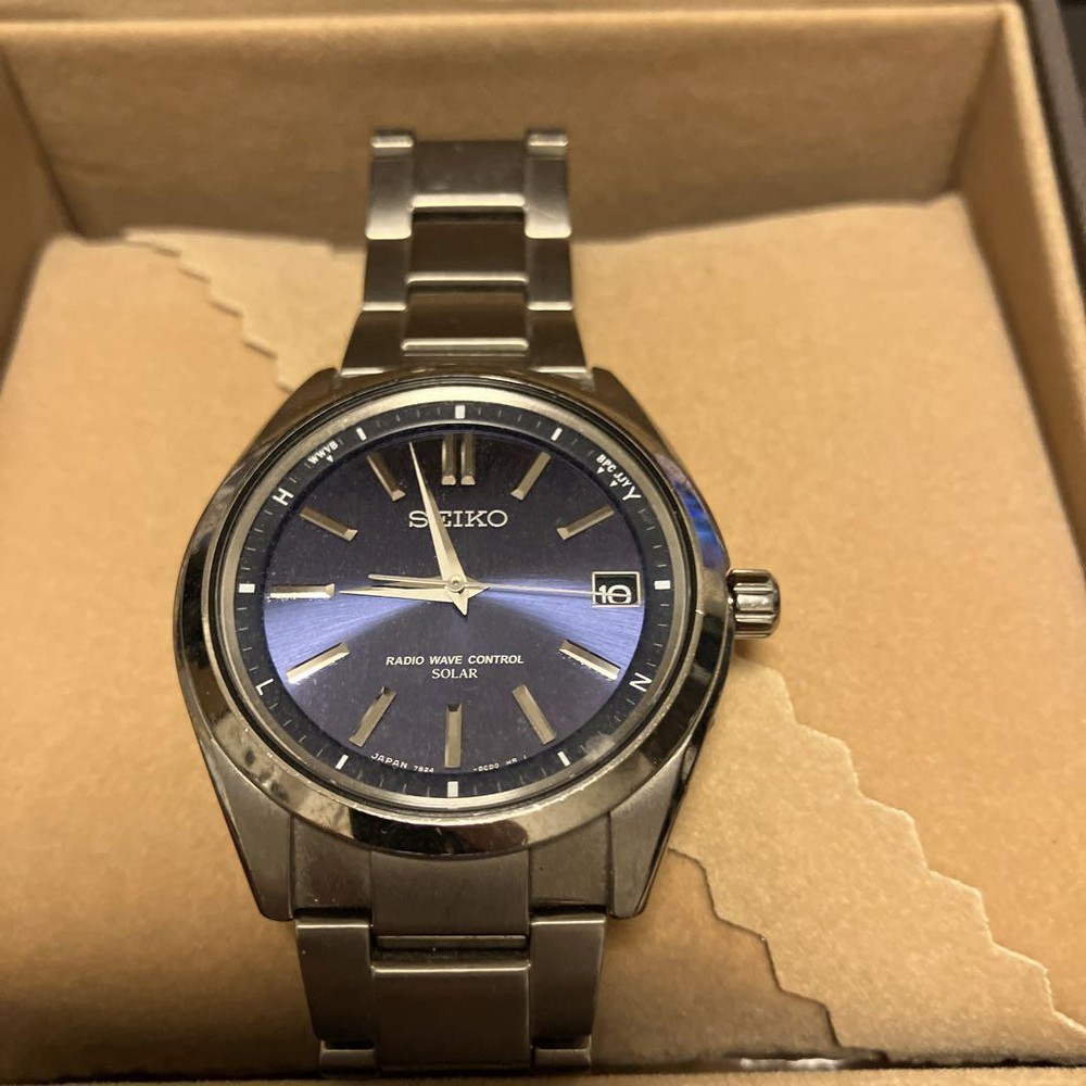 Seiko Briz Sagz081 Radio Solar Titanium