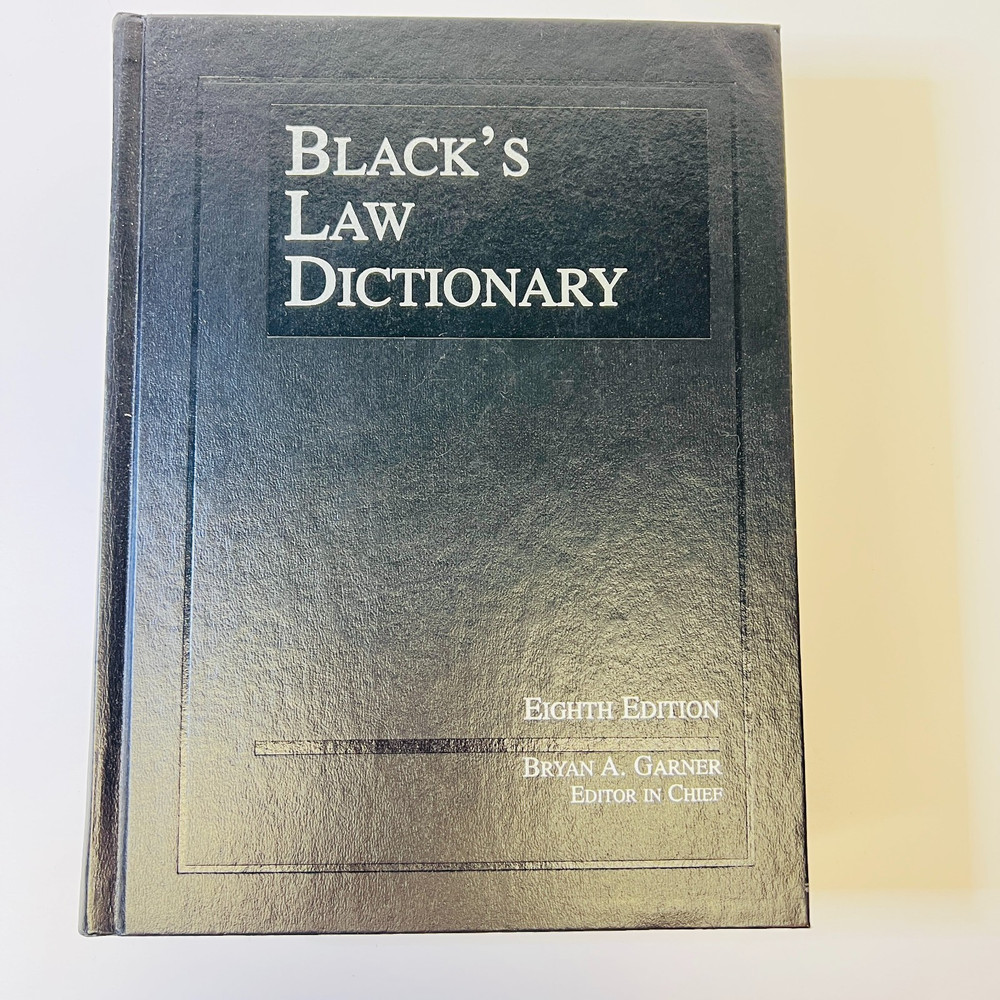 Black's Law Dictionary, 8th Edition - Hardcover, by Bryan A. Garner