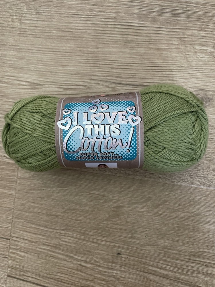 Soft Sage Cotton Yarn #40 by Hobby Lobby for Crafting