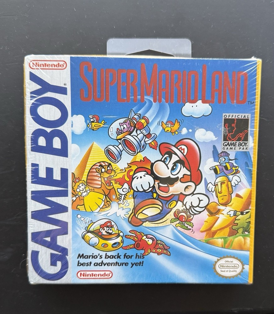 Super Mario Land, Nintendo Game Boy, New, Sealed, Factory Plastic, 1989