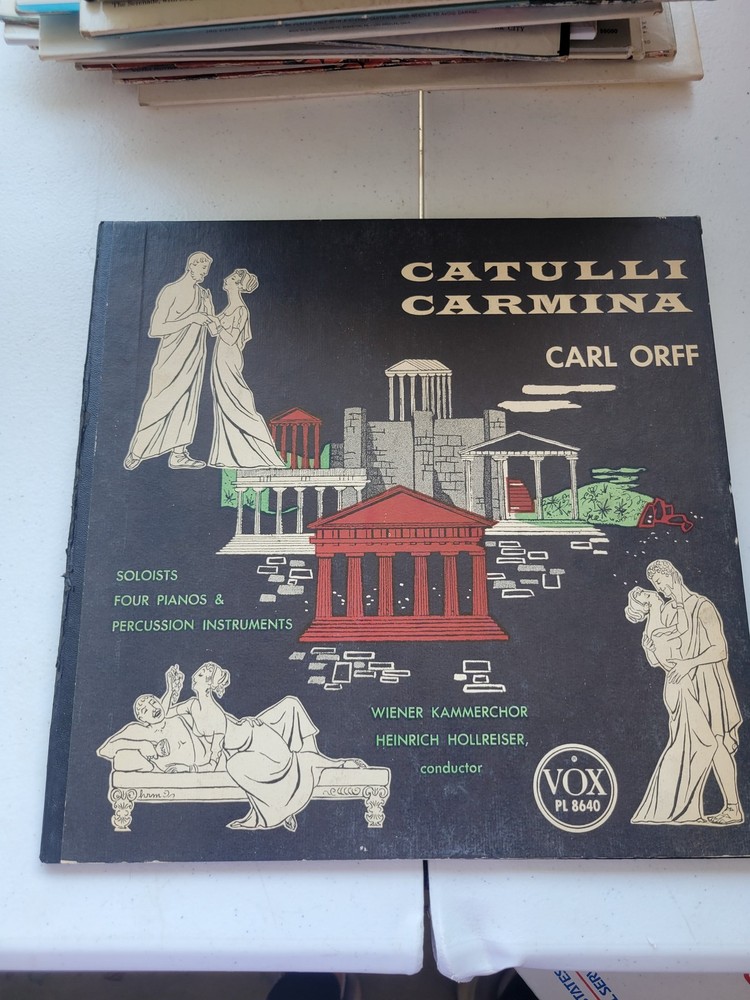 Carl Orff - Catulli Carmina - Wiener Kammerchor - VOX PL 8640 LP Vinyl Record