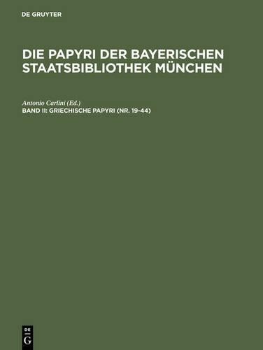Griechische Papyri (NR. 19-44) (Hardback)