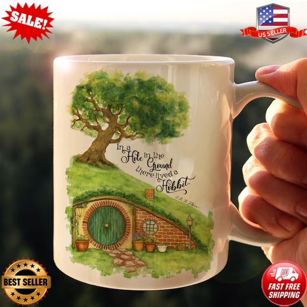 Lord of the Rings Mug: Tolkien Quotes Ceramic Coffee Cup Mug