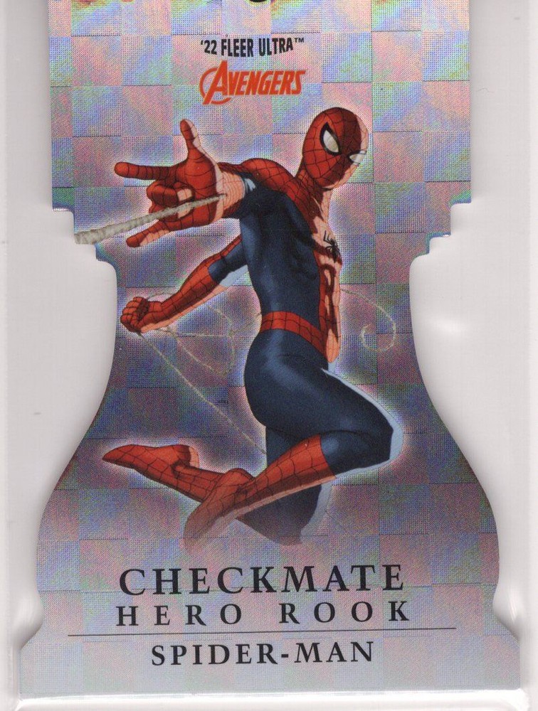 Marvel Fleer Ultra Avengers 2022 Checkmate Chase Card CP-9 Spider-Man