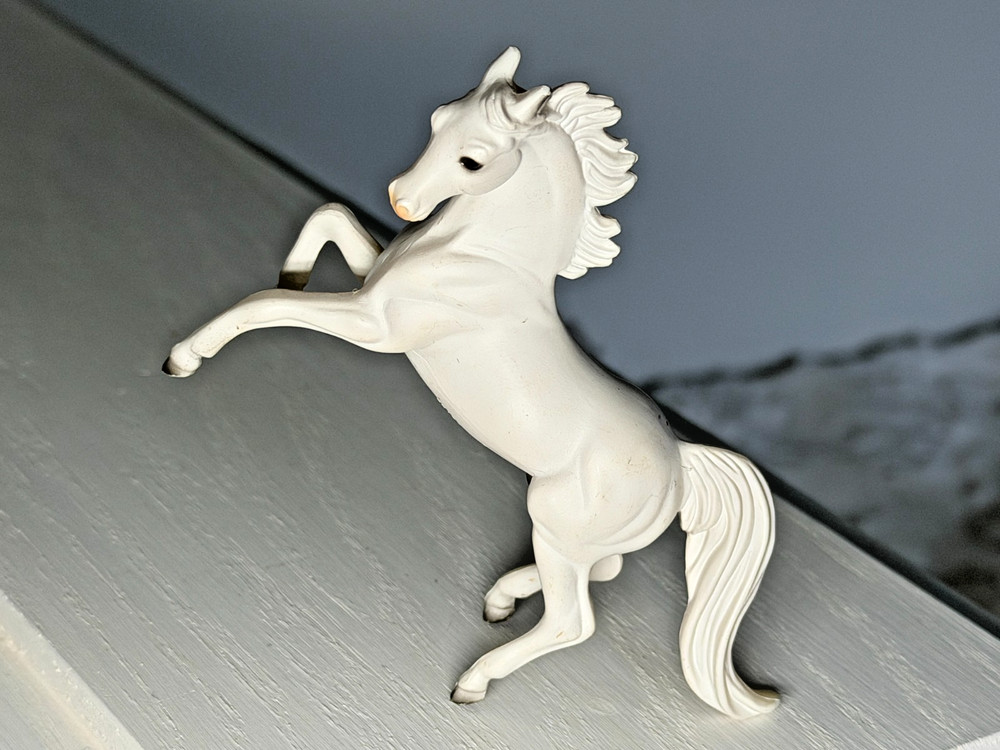 RETIRED Breyer Stablemate 5603/5901 White Rearing Arabian