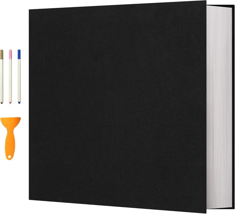 Large 13x12.6” Scrapbook with Acid-Free Pages - Perfect for Every Special Moment-image