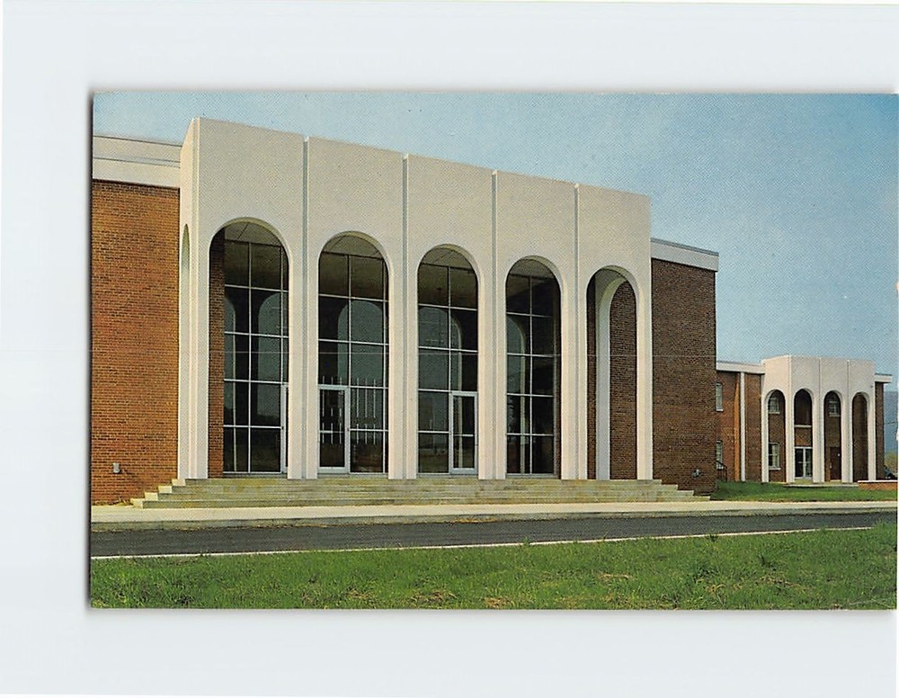 Postcard Art Center Potomac State College of West Va. University Keyser WV USA