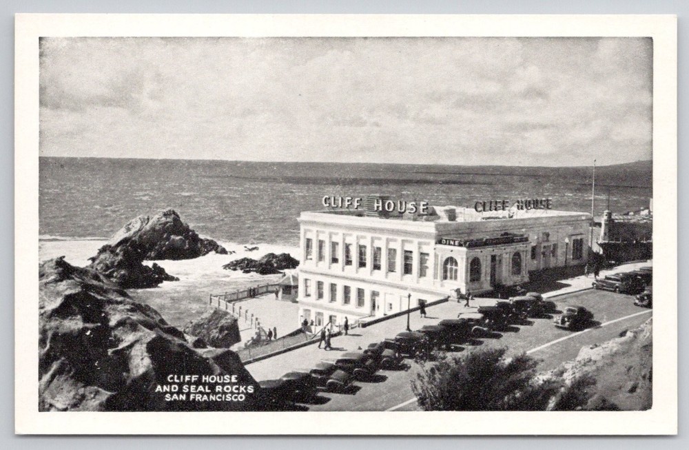 Vintage San Francisco Cliff House & Seal Rocks Postcard J.C. Bardell