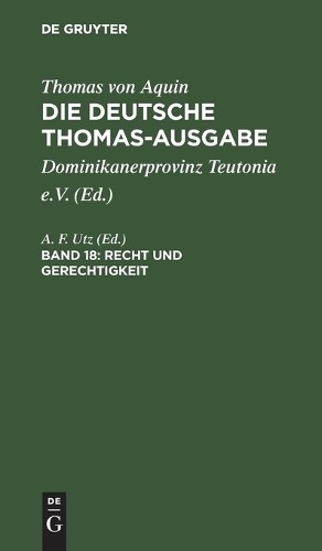 Recht Und Gerechtigkeit (Hardback)