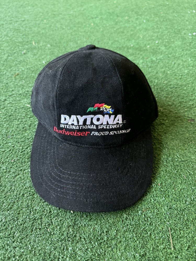 Daytona International Speedway Budweiser Baseball Cap Sport Hat  Adult One Size
