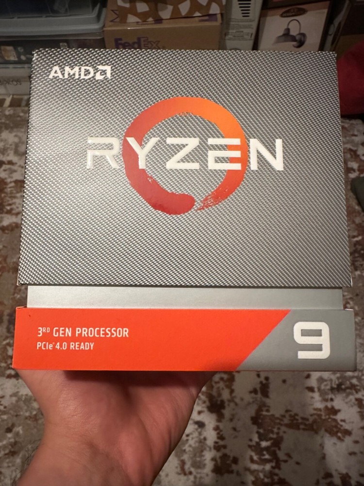 AMD Ryzen 9 3900X Processor Box and Wraith Cooler (No CPU)