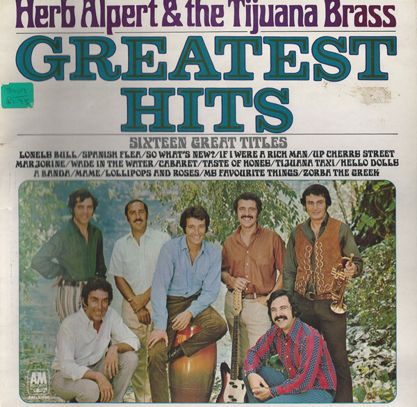Herb Alpert  The Ti - Greatest Hits Sixteen Great Titles - Used V - A15851z
