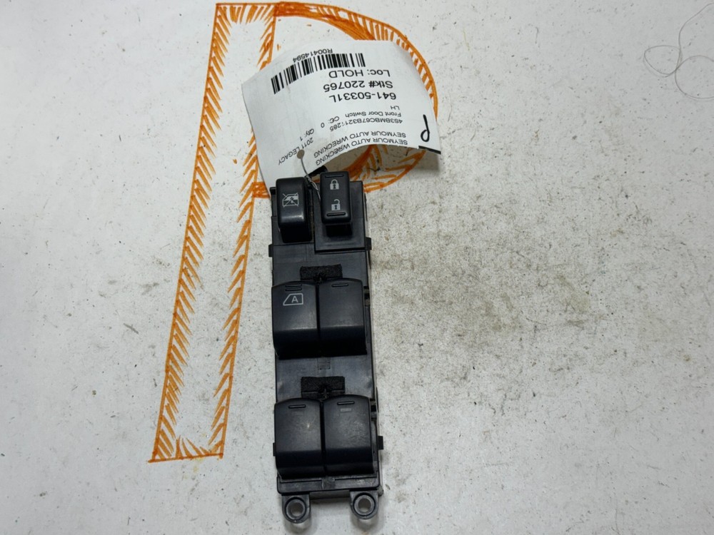 2010-2012 SUBARU LEGACY DRIVER MASTER POWER WINDOW MIRROR CONTROL SWITCH OEM