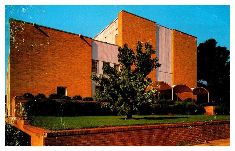Postcard HOTEL SCENE Talladega Alabama AL m/09 AS1089