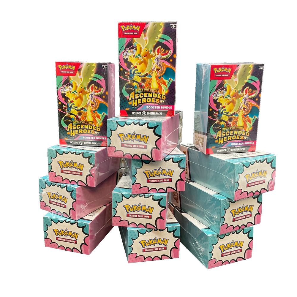 Lot Of 13 Pokemon Tcg Ascended Heroes Booster Bundle Box SealedPROBSTEIN is actively accepting consignments !!