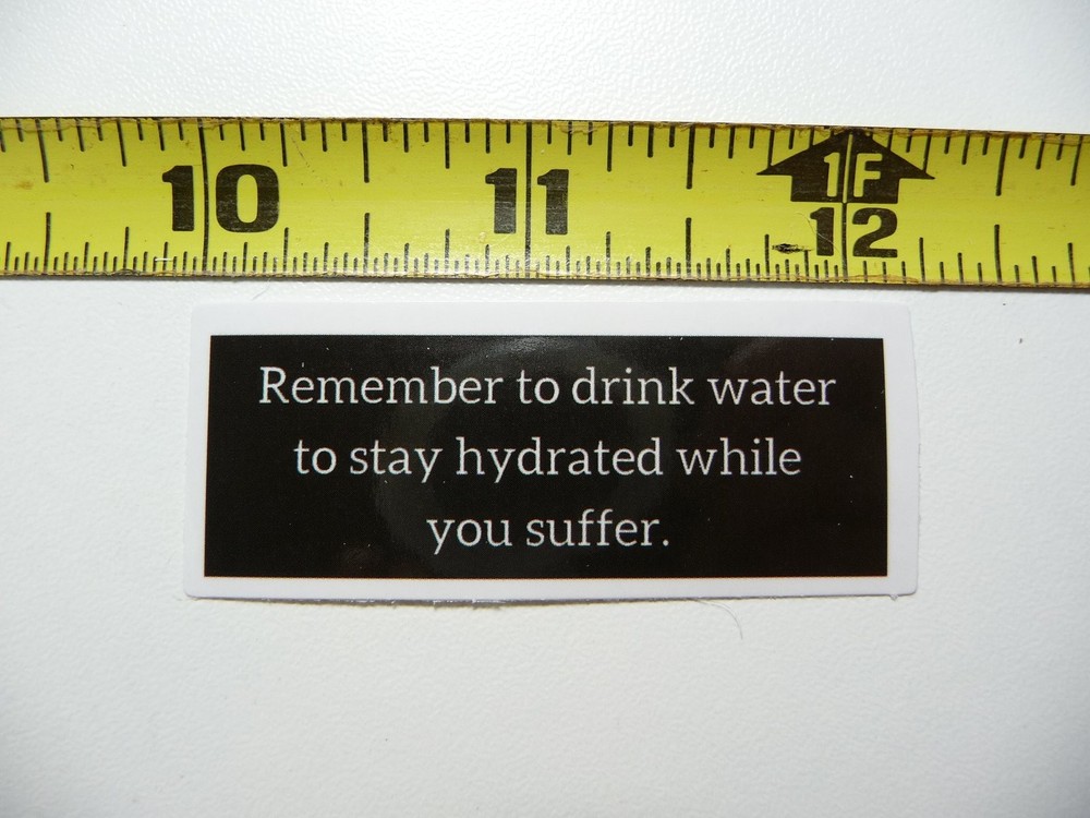 Stay Hydrated Sarcastic Funny Water Decal Sticker
