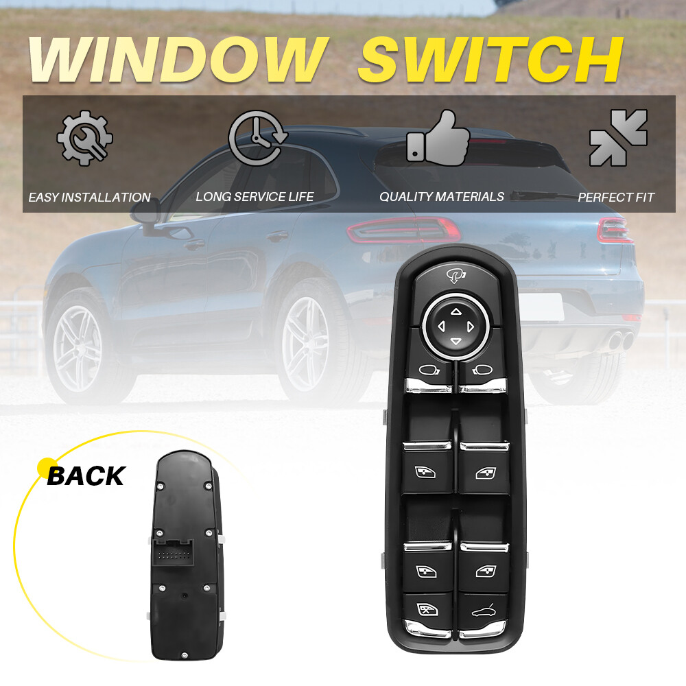 Porsche Panamera 2010-2015 Driver Side Power Window Switch Replacement