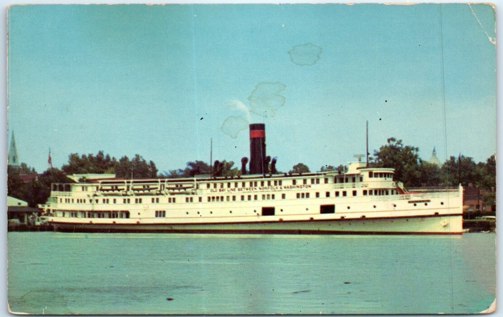 Postcard - Baltimore Steam Packet Co. (Old Bay Line) - 