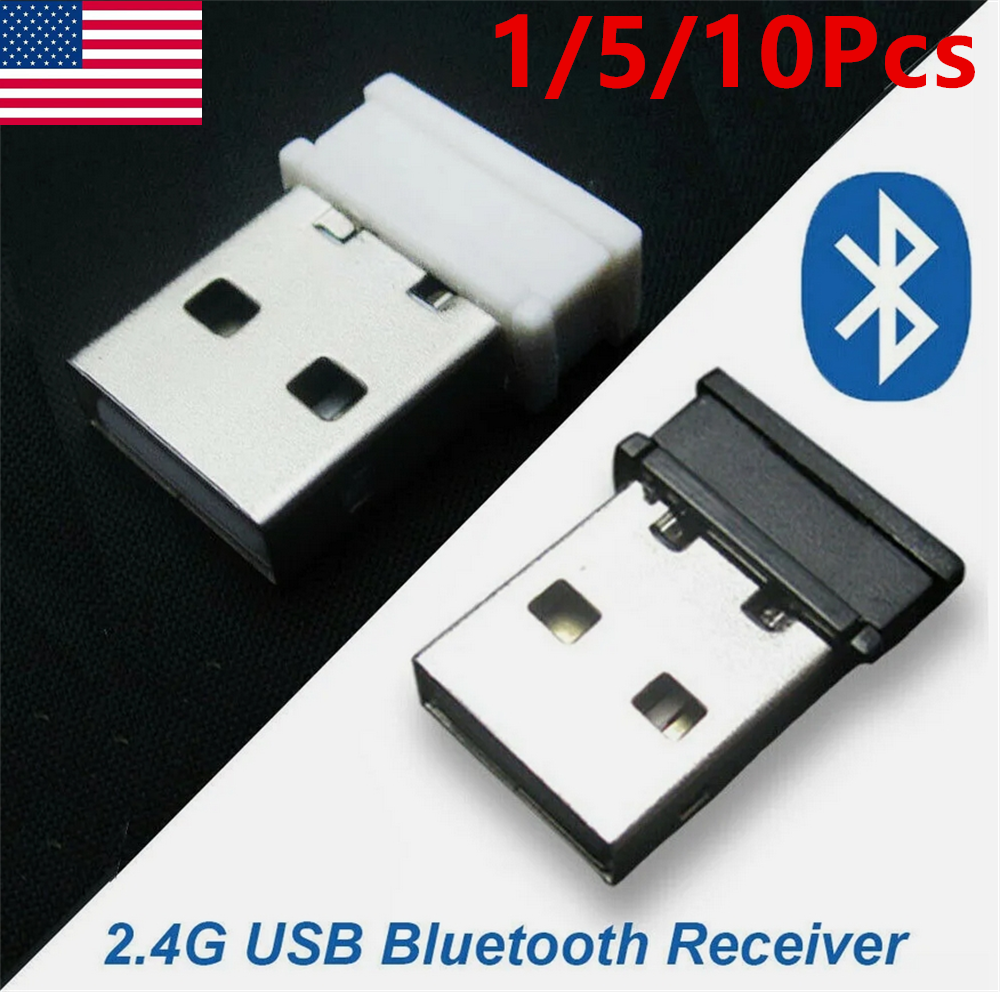 USB Wireless Dongle Receiver Adapter for Universal Mouse Keyboard Connect