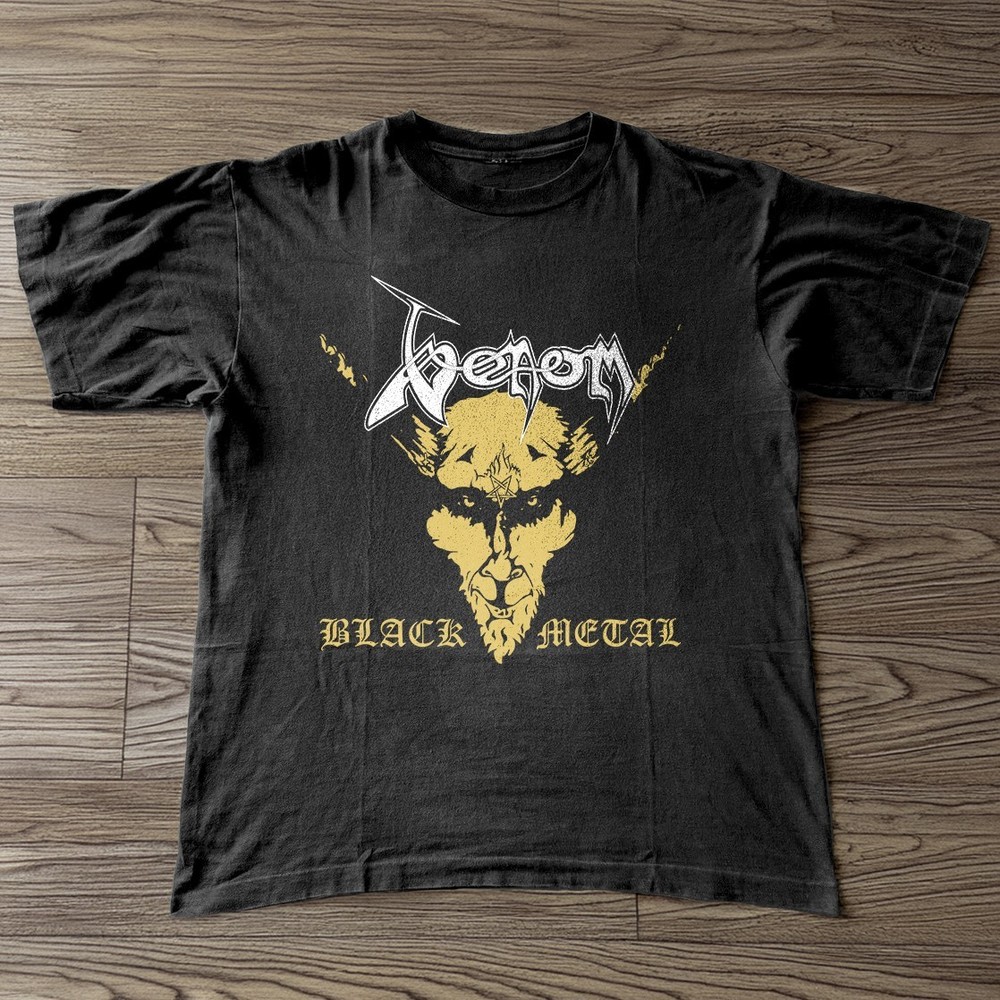 Venom Black Metal Unisex Black T-shirt Size S-5XL