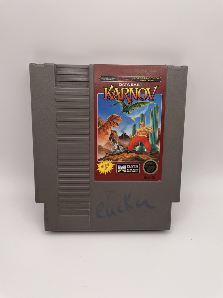 Karnov (Nintendo Entertainment System NES, 1988) AUTHENTIC | TESTED | GREAT