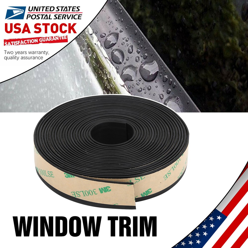 2pcs 4m Rubber Weather Seal Strip Edge Trim Car Door Window Protector Guard