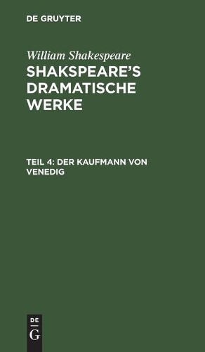 Der Kaufmann Von Venedig (Hardback)