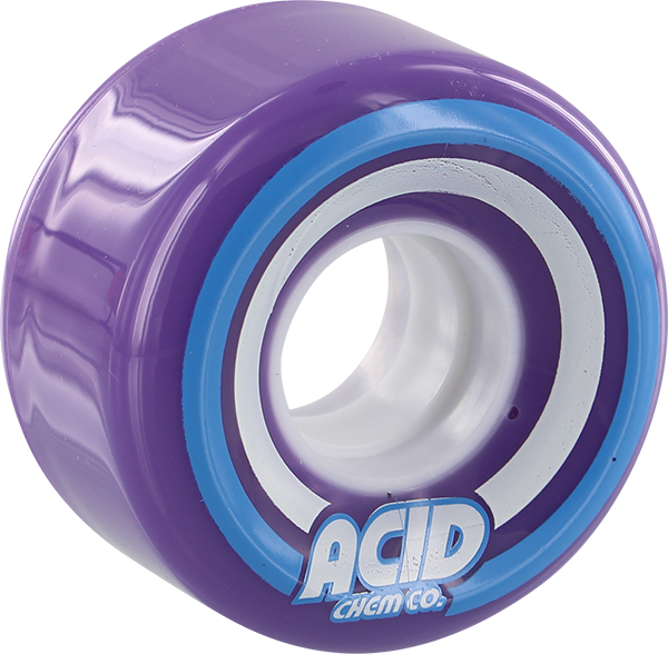 ACID PODS CONICAL 55mm 86a PURPLE WHEELS SET-image