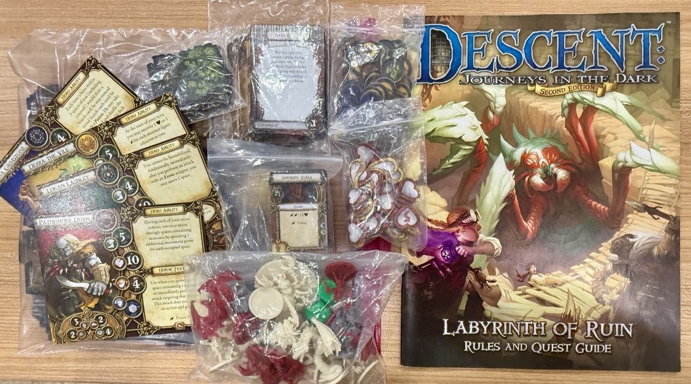 Descent Journeys in the Dark 2nd Ed Labyrinth of Ruin - Missing One Hero Mini