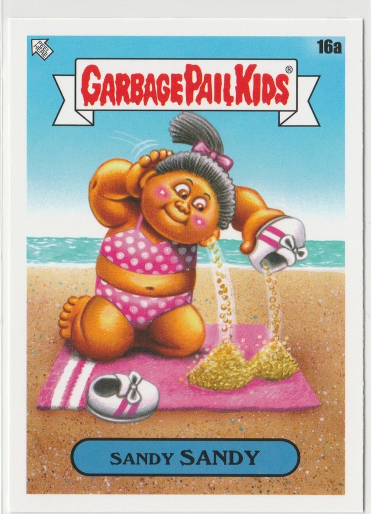 Sandy Sandy #16a Garbage Pail Kids GPK 2021 Vacation Series Card