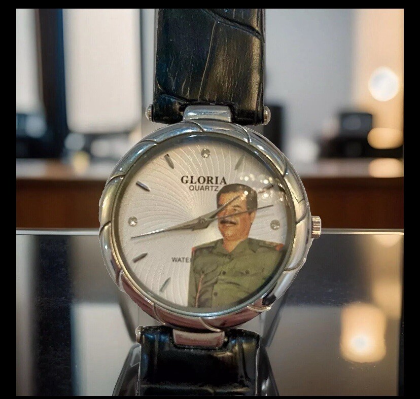 Antique 1980’s Gloria Saddam Watch Saddam Hussein New Diamonds RARE!