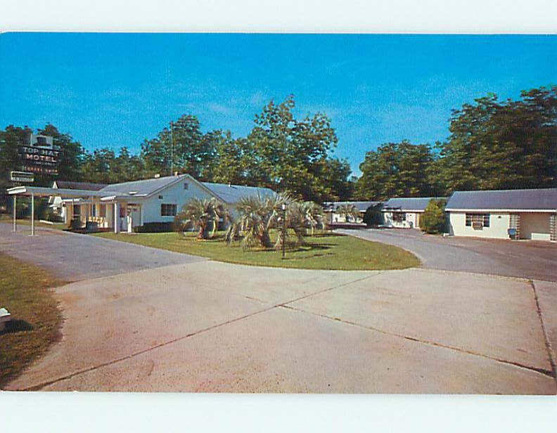 Unused Pre-1980 TOP HAT MOTEL & RESTAURANT Cordele Georgia GA u4650@