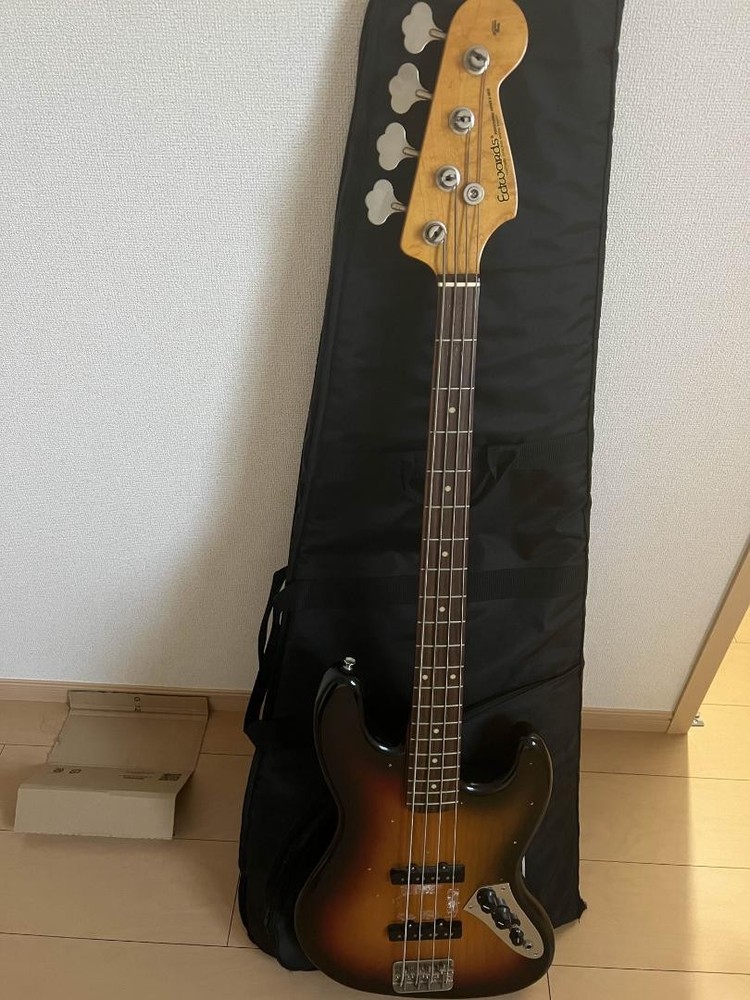 Edwards E-JB-ALR Jazz Bass Sunburst with Protective Case