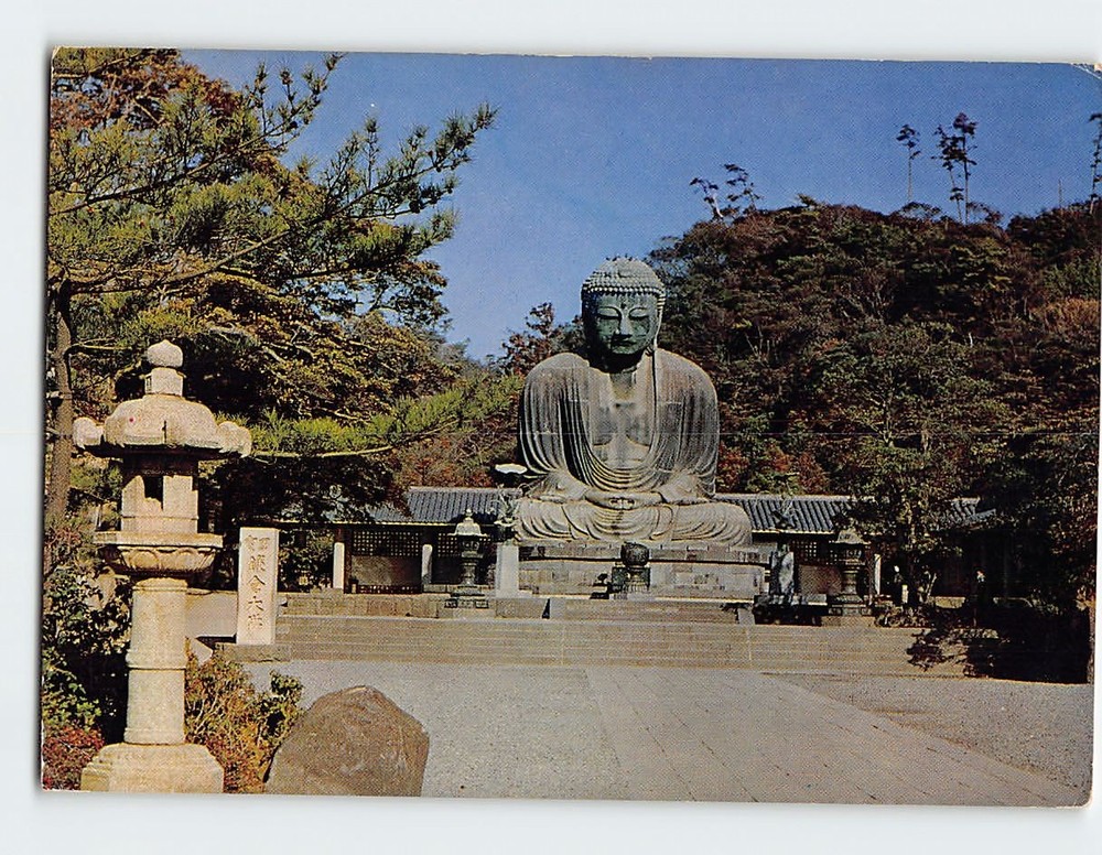 Postcard Kamakura Daibutsu Kotoku-in Temple in Kamakura Japan