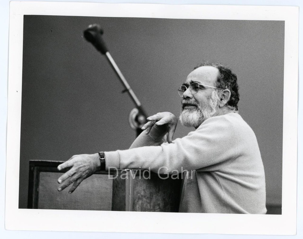 '73 Jerry Wexler Producer Atlantic Records NYC Old Original Gahr Photo C637