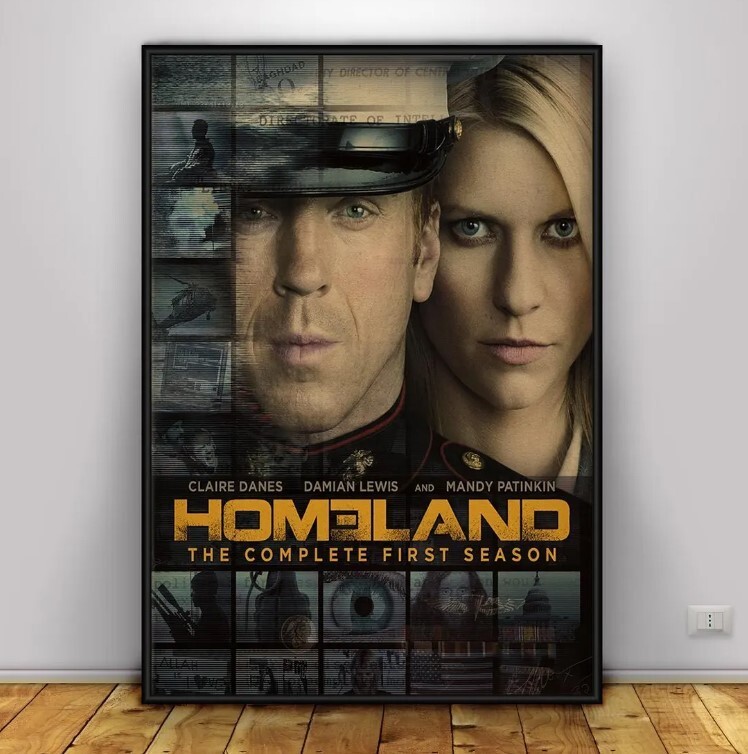 Homeland Poster | Wall Art | Wall Prints | Home Decor | Kraft Paper Print 7
