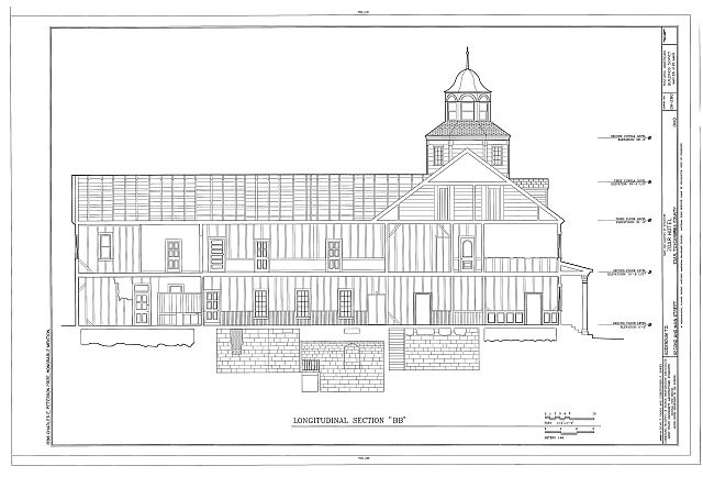 Photo:Zoar OH Zoar Hotel Second Main Streets 1900s Architectural Drawing