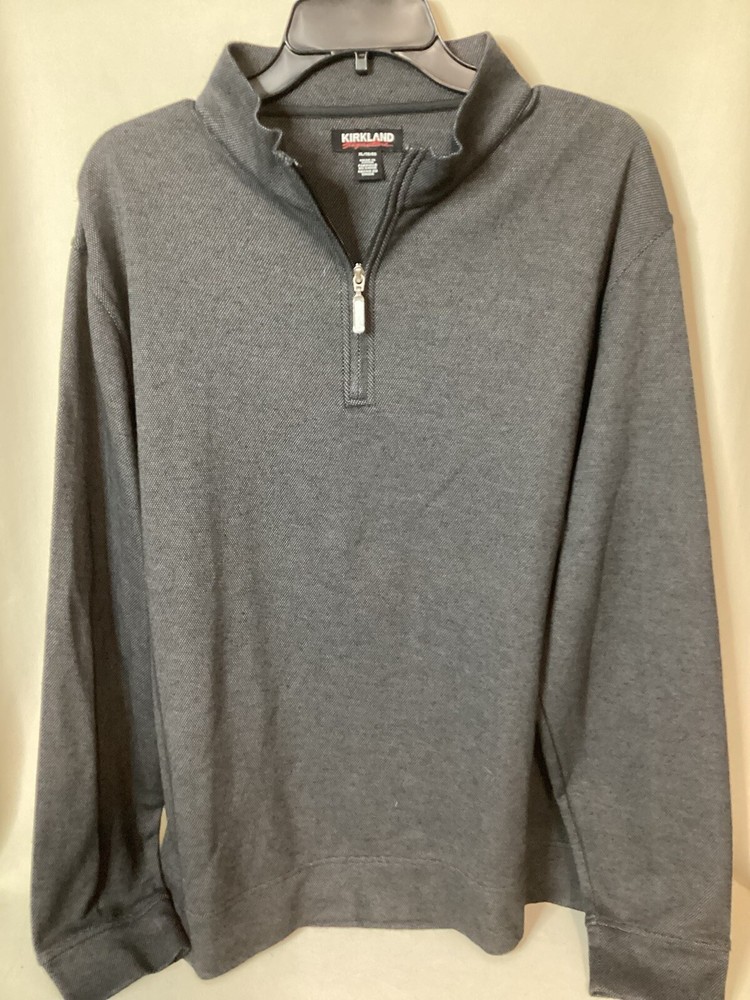 Kirkland Signature Men’s 1/4 Zip Pullover XL