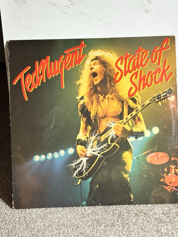 Ted Nugent State Of Shock Vinyl LP 1979 Epic Records Rock Album